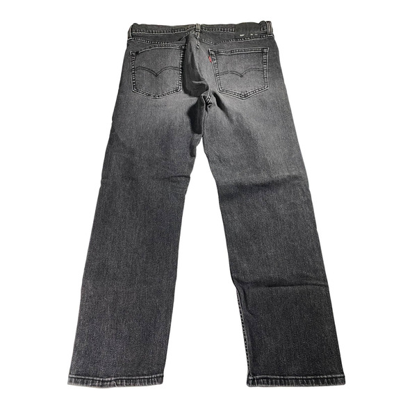 Levi's 505 Relaxed Straight Jeans Black Men's 36x29 - Picture 1 of 8